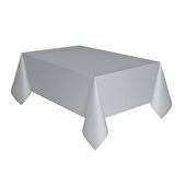 MASA ÖRTÜSÜ GÜMÜŞ 137X270(PLASTİK)