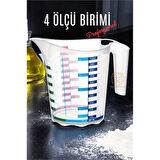 ModaCar Ölçü Kabı Profesyonel BPA Free 1000 ml