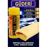 ModaCar Sentetik Güderi Bez 36x42 Cm Cam Krom Kaporta Ayna Bezi