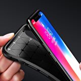 Gpack Apple iPhone XR Kılıf Negro Karbon Dizayn Silikon  Nano