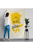 Jean-Michel Basquiat - Sarı Saçlı İsimsiz Duvar Örtüsü-7440