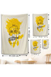 Jean-Michel Basquiat - Sarı Saçlı İsimsiz Duvar Örtüsü-7440