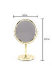 Sonx Altın Renk 360° Döner Ayaklı Masa Üstü Makyaj Aynası - Çift Taraflı ve Şık Tasarım
