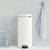 Brabantia Çöp Kutusu 30 litre Newicon Pedallı Beyaz 111785