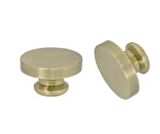Boş Mum Mühür Pirinç Damga Başlığı Yuvarlak 25mm Bronz
