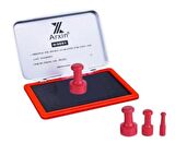 Mühür Kauçuk Alaşım Kırmızı Kaşe Yuvarlak 150mm