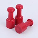 Mühür Kauçuk Alaşım Kırmızı Kaşe Yuvarlak 150mm