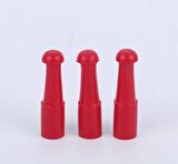 Mühür Kauçuk Alaşım Kırmızı Kaşe Yuvarlak 150mm