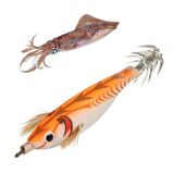 PROFISHER Kalamar Sahtesi 10cm Orange Elbiseli Fosforlu Sert Yem