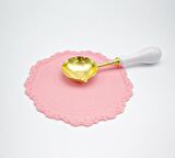 Mühür Mumu Döküm Silika Jel Baskı Ped Yapışmayan Pembe Silikon