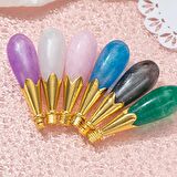 Mum Mühürü Sapı ABS Reçine Tomurcuk Simli Sedef M8 Dişli