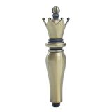 Mum Mühür Damga Kolu Premium Metal Kraliyet Tacı Bronz 