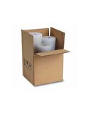 15x15x15 cm Boş Karton Kutu Taşınma Kolisi Toptan A-Box Taşıma Kutu Ambalaj Tek Oluklu Koli 90 Adet