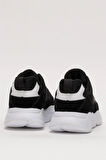 Kadın Günlük Koşu Yürüyüş Rahat Spor Ayakkabı  SİYAH - BEYAZ