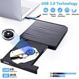 UpWay  Dvd Rw Usb 3.0 Type-C Slim Harici Cd Dvd Yazıcı Okuyucu MacBook iMac Windows11 
