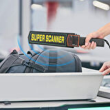 HyMark Süper Scanner MD-3003B1 El Tipi Üst Arama Dedektörü 9V Pil Dahil