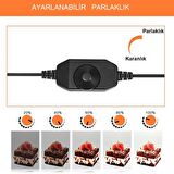 TriLine 80x80CM Profesyonel Stüdyo Led Işıklı Ürün Fotoğraf Çekim Çadırı