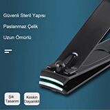 UpWay Deri Çantalı 18 Parça Paslanmaz Çelik Manikür Pedikür Yüz Bakım Seti 