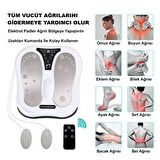 HyMark Ayak Masaj Cihazı Kumandalı Elektrikli Akupunktur Noktaları Ayak Bacak Terapisi