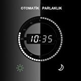 TriLine 3D LED Dijital Elektronik Modern Duvar ve Masa Saati Tarih Derece