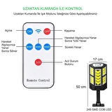 HyMark 249 LED Güneş Enerjili 3 Modlu Şarjlı Kumandalı Solar Aydınlatma Lamba
