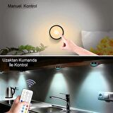 Upway 4 lü Set LED Aydınlatma Dekoratif RGB Gece Lambası 12 Renk Kumandalı 