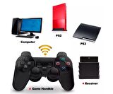 TriLine Kablosuz Oyun Kolu PC-PS2-PS3 Game Pad Titreşimli