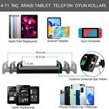 UpWay Tablet Telefon Zemin Standı 175cm Universal 360 Derece Hareketli 4-11 inç Uyumlu