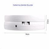 TriLine LED Işıklı Katlanabilir Çift Taraflı USB Makyaj Aynası