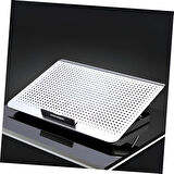 ANAWAY shopping Icecoorel A18  Dizüstü Soğutucusu Taşınabilir Laptop Standı, Dizüstü Isı Dağılımı Raf Masaüstü Laptop Standı, Dizüstü Tutucu Dizüstü Soğutucusu Dizüstü Ped, Alimünyum Hız Ayarlı Oyuncu Metalik Yüzey Notebook Soğutucu, Ergonomik Stand