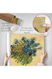 Natürmort Kır Çiçekleri ile Majolica Tarzı Sürahi Duvar Örtüsü - Vincent Van Gogh-7451