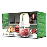 Kiwi KC-8221 Şarjlı Cam Hazneli Doğrayıcı