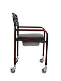 RKL3230 KATLANIR KLOZETLİ SANDALYE DERİ DÖŞEMELİ TEKERLEKLİ