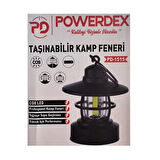 Powerdex PD-1515 Retro Taşınabilir Şarjlı Kamp Lambası