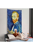 Vincent van Gogh - Otoportre Duvar Örtüsü-7456