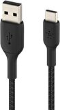 Belkin Type-c Örgülü Data & Hızlı Şarj Kablo 2m-siyah CAB002BT2MBK