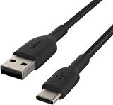 Belkin Type-c Örgülü Data & Hızlı Şarj Kablo 2m-siyah CAB002BT2MBK