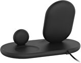 Belkin WIZ001VFBK Siyah 3in1 Kablosuz Şarj Aleti Teşhir