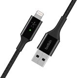Belkin Smart Led Örgülü Lightning Kablo - 1.2M Siyah