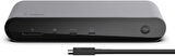 Belkin Thunderbolt 4 Dock Pro, Tek 8K 60hz, Çift 4K Ekran Uyumlu, 2 x Thunderbolt 4 Bağlantı Noktası, 2 x HDMI Bağlantı Noktası, 90W Güç Dağıtım PD, Ses Girişi/Çıkışı Teşhir