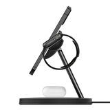 Belkin WIZ017VFBK Boostcharge Pro Magsafe 3in1 Kablosuz Şarj 2. Jenerasyon- Siyah