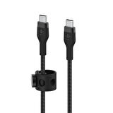 Belkin CAB011DS1MBK BoostCharge Pro Flex 60W USB-C to USB-C 1M Kablo - Siyah