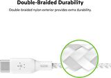 Belkin Braided USB-C 100W 2 Metre Kablo - Beyaz