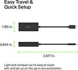 Belkin USB-C - 2,5 GB Ethernet adaptörü, USB IF sertifikalı Thunderbolt 3 ve 4/USB-C LAN