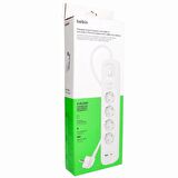 Belkin ‎SRB001vf2M USB-C-USB-A 4x Akım Korumalı Priz 2M