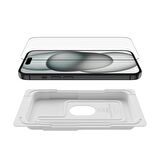 iPhone 15 için Ultra Temperli Cam Ekran Koruyucu (Kolay Hizalama Tepsili) / OVA131ZZ