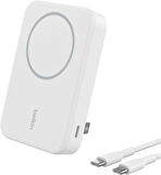 Belkin BoostCharge Pro MagSafe Qi2 15W 8000 mAh Powerbank, Beyaz