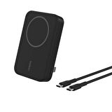 Belkin BoostCharge Pro MagSafe Qi2 15W 10000 mAh Powerbank Stand, Siyah