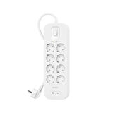 Belkin SRB003VF2M (USB-C/USB-A) 8x 2M Akım Korumalı Priz