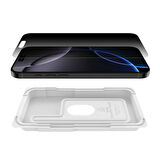 Belkin OVA170HQ ScreenForce InvisiGlass iPhone 16 Pro Max Uyumlu (Kolay Hizalama Tepsili) Antimikrobiyal Privacy Ekran Koruyucu